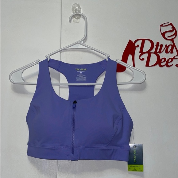 tek gear Other - Tek Gear Purple Zipper Sports Bra